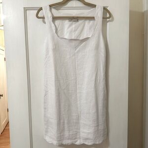 Abercrombie - Premium Linen Scalloped Mini Dress - Size XS, Never worn